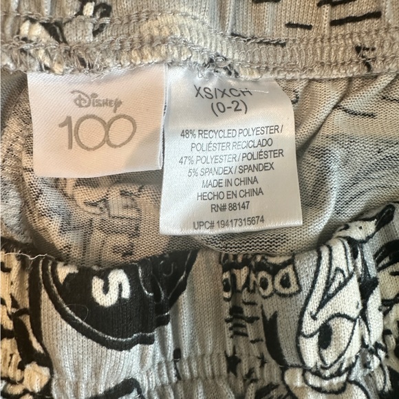 Disney 100 Mickey Mouse Women's Pajama Shorts - NWOT - Size XS - Picture 2 of 3